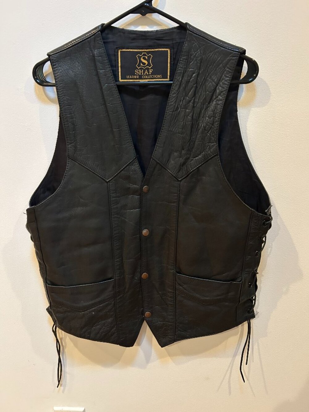 Men's SHAF Leather Vest